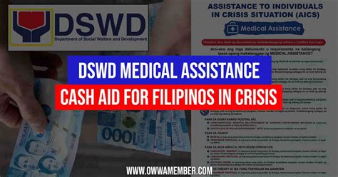 DSWD Medical Assistance Program Cash Aid .